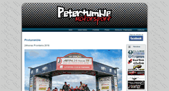 Desktop Screenshot of petertumble-motorsport.com